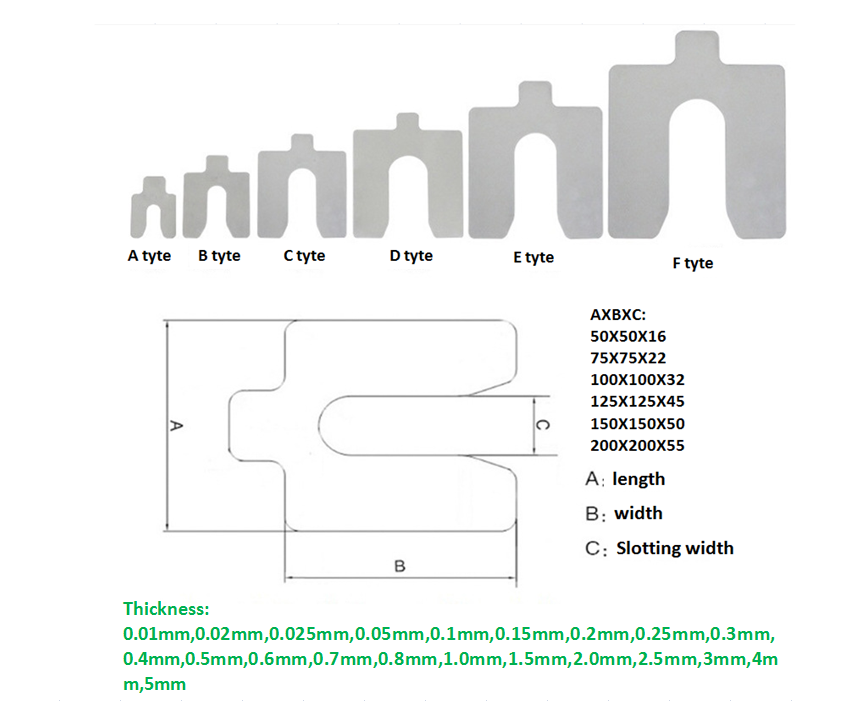 Customized stainless steel U slotted shimsShenzhen Casignals Hardware