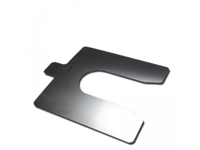 customized high quality stainless steel precut U slotted shim with smooth edge